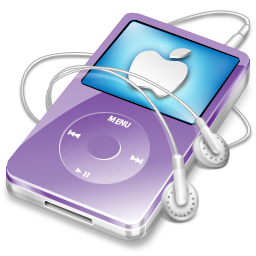 iPod Video Violet Apple Icon 256x256 png